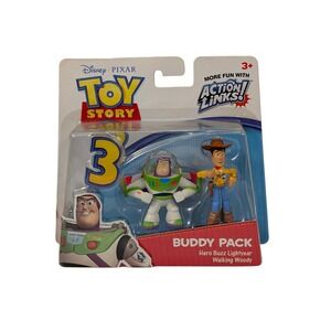 Disney Pixar‎ Toy Story 3 Action Links Buddy Pack Hero Buzz Walking Woody New
